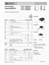 DataSheet IXTP160N085T pdf